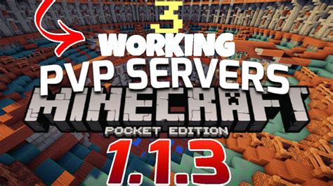 Top 3 Best Pvp Servers To Join Mcpe 115 Minecraft Pe Pocket