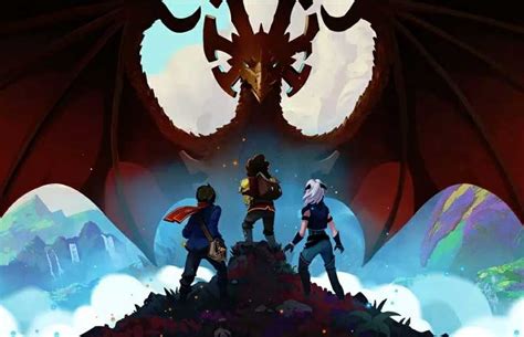netflix renueva la serie animada ‘el príncipe dragón por una tercera temporada ~ la espada en