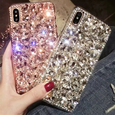 Luxury Bling Diamond Rhinestone Case For Samsung S21 Ultra S20 Ultra Fe