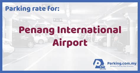Penang International Airport Map