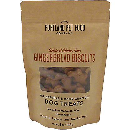 But, he loves rosie's beef n rice. Portland Pet Food Company Gingerbread Biscuit Dog Treat ...