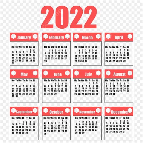 Gambar Kalender Dinding Untuk Desain Kalender 2022 Mo