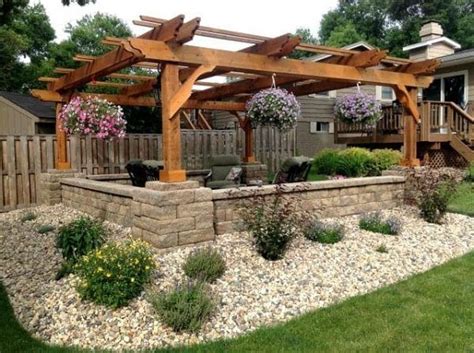 40 Awesome Wooden Pergola Patio Design For Your Backyard Trendehouse