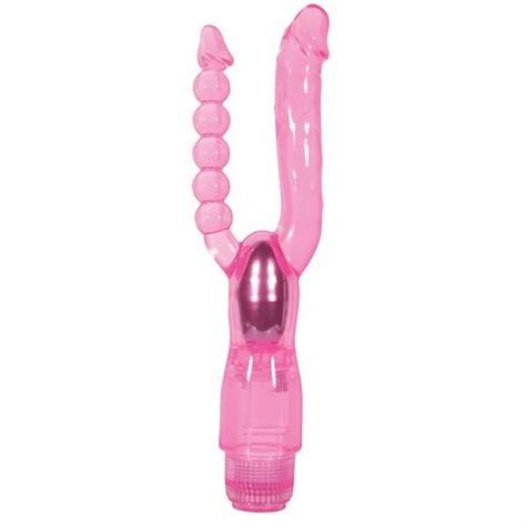 Adam And Eve Dual Pleasure Vibe Pink Sex Toys And Adult Novelties Adult Dvd Empire