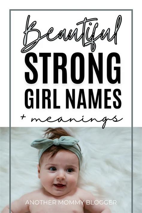 Need Ideas For Tough Girl Names With Meaning This Baby Names List Has