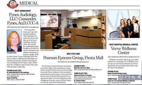 Pearson Eye Care Group Voted Best Of Mesa 2015