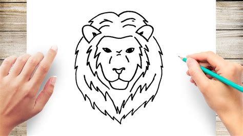 Lion Face Drawing Step By Step Lion Drawing Step Pencil Draw Head