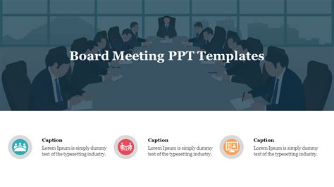 Best Board Meeting Ppt Templates