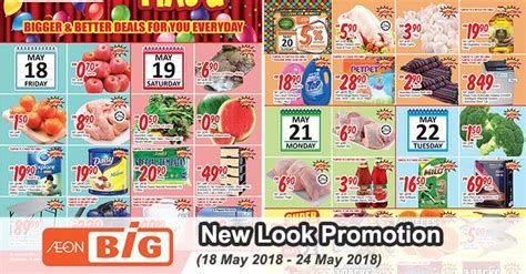 Wangsa maju operating hours weekdays: AEON BiG New Look Special Promotion at Wangsa Maju (18 May ...