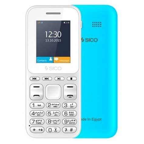 Sico Mini A Dual Sim 2g Mobile White And Blue توصيل