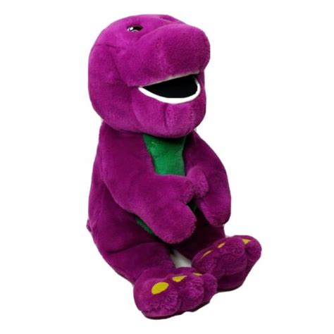 Barney Plush 1993 Playskool Talking Purple Dinosaur Stuffed Animal Toy