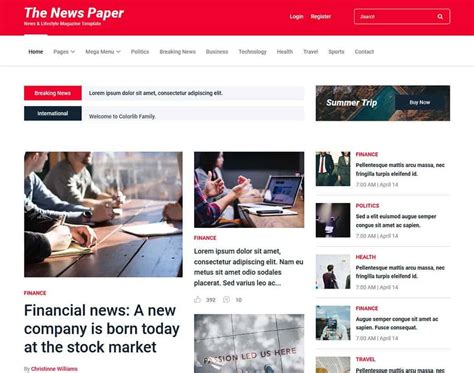 8 Beautiful Free News Website Templates In 2021