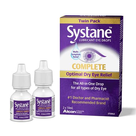 Systane balance lubricant eye drops 10ml | brand new. Systane® Complete Lubricant Eye Drops, Twin Pack 2 x 10ml ...