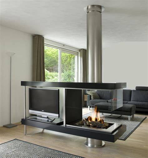 Central Fireplace Bloch Design Archinect