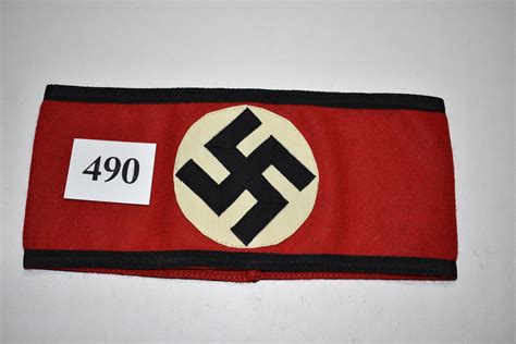 Sold Price German Wwii Waffen Ss Officers Overcoat Arm Band April 6
