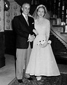 Margaret Truman and E. Clifton Daniel, April 21, 1956 at the Truman ...