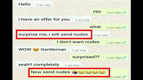 Mr Girl Friend Is Ready To Send Her Nudes Whatsapp Chats Youtube