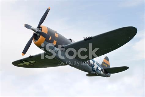 Airplane P 47 Thunderbolt From World War Ii Stock Photo Royalty Free