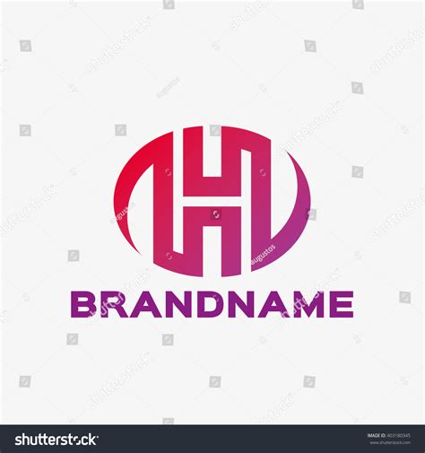 Abstract Letter H Logo Abstract Business Stock Vector Royalty Free