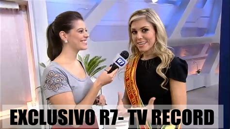Entrevista Exclusiva Para R7 Tv Record Youtube