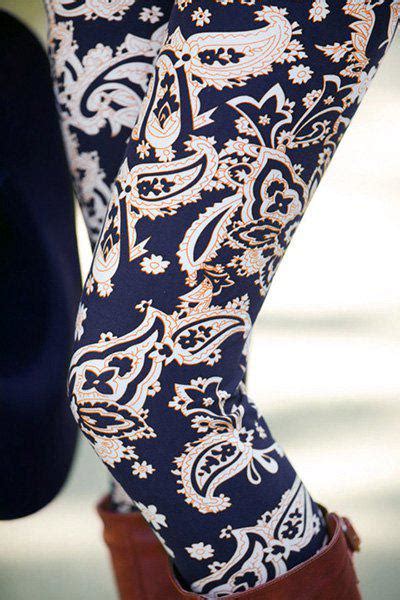 [44 off] trendy floral print bodycon elastic waist women s leggings rosegal