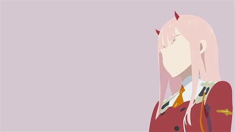 1080p Free Download Darling In The Franxx Zero Two With Light Purple