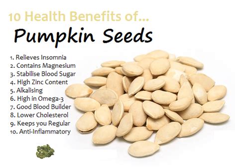 Top 10 Health Benefits Of Pumpkin Seeds Articlecube