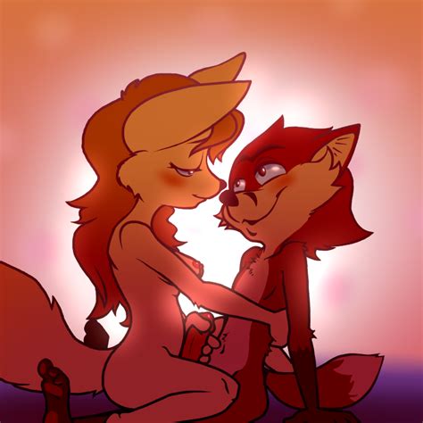 Rule 34 Anthro Ass Blush Breasts Canine Couple Dawmino