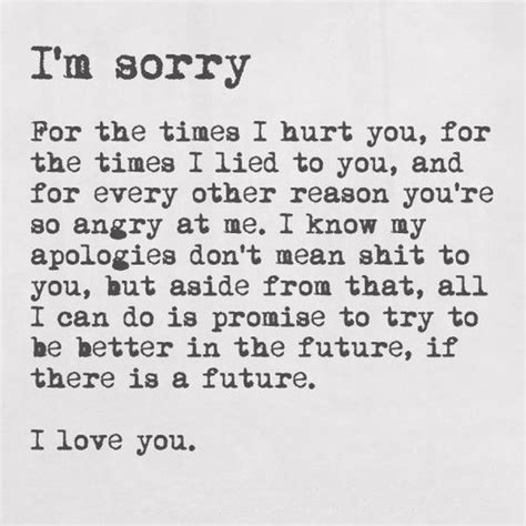 Im Sorry Quotes For Him