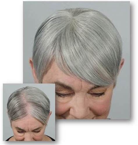 Grey Human Hair Extensions Hairbanger Hairpod Humanhair Greyhair