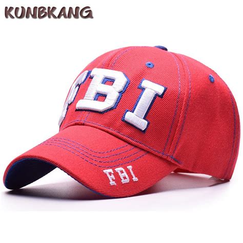 2018 New Fashion Fbi Embroidery Baseball Cap Adjustable For Men Women