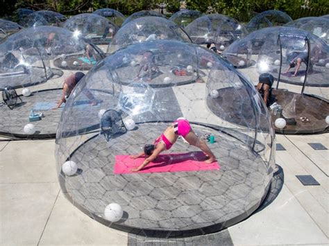 Check spelling or type a new query. Giant outdoor domes allow for yoga while social distancing ...