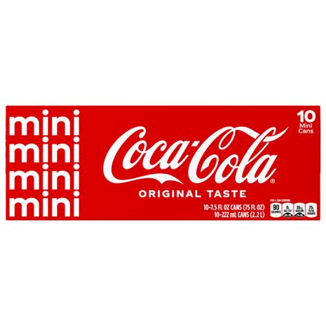 Save On Coca Cola Original Taste Cola Soda Mini 10 Pk Order Online