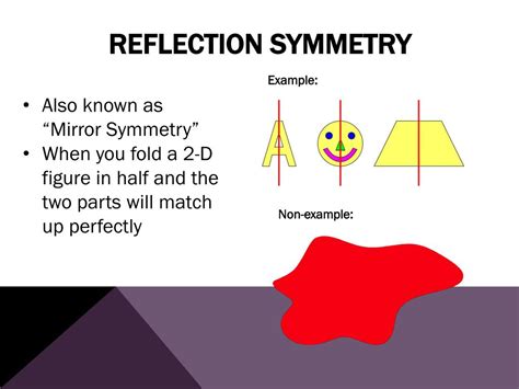 Example Of Reflection Symmetry Introduction Reflectional Symmetry