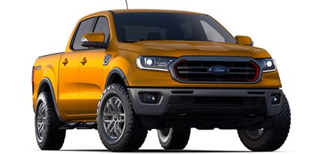 2022 Ford Ranger Supercrew Lariat 4 Door 4wd Pickup Options
