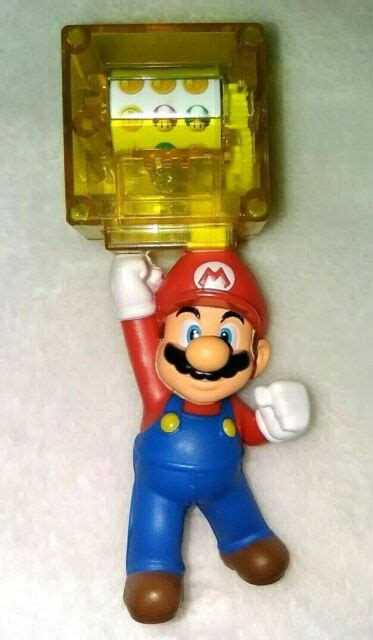 Mcdonalds Super Mario Happy Meal Toy 5 Mario Power Up Block Figure