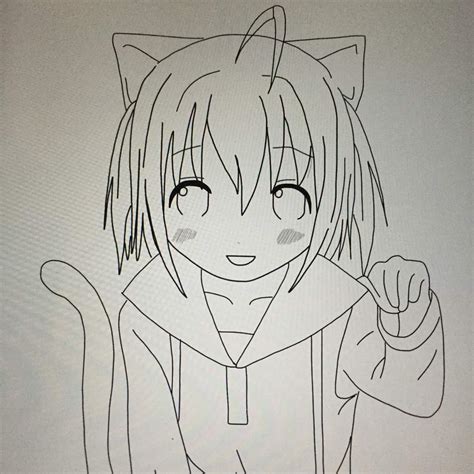 How To Draw Neko Girl Anime Amino