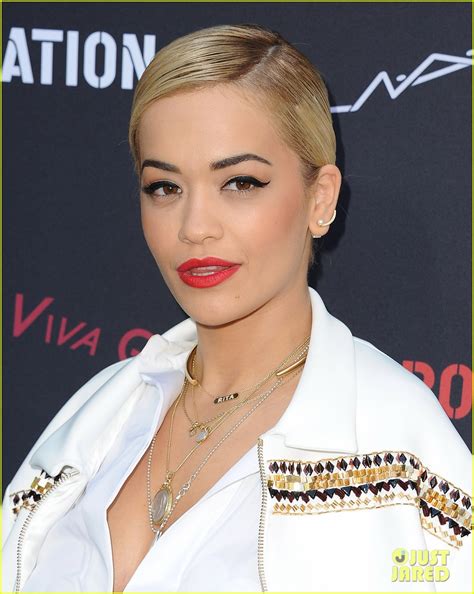 Photo Rita Ora Calvin Harris Red Carpet Couple Debut Photo Just Jared