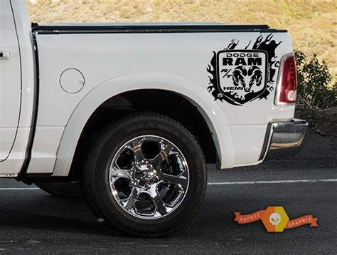 Dodge Ram 1500 2500 Rt Hemi Truck Bed Box Graphic Decal Sticker Kit
