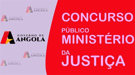 Governo De Angola Lança Concurso Público Para Técnicos Da Pgr E Oficiais Da Justiça Youtube