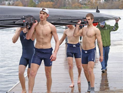 hot men rowing even cool fall days are hot