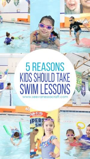 Kid Friendly 5 Reasons Kids Should Take Swim Lessons See Vanessa Craft