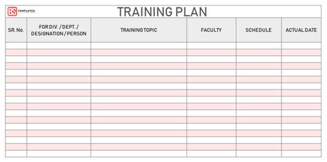 200 rose bush lane, seattle name of training proposal: Employee Training plan template excel - Project Annual ...