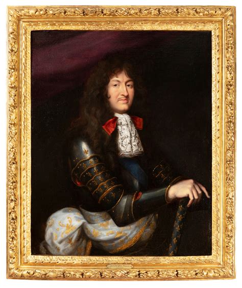 Portrait Of Louis Xiv In Armor Pierre Mignard Circa 1680 Ref83764