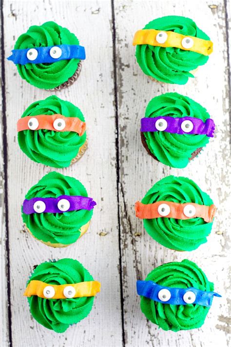 Teenage Mutant Ninja Turtles Cupcakes The Gracious Wife