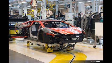 Lamborghini Aventador Process Production Youtube