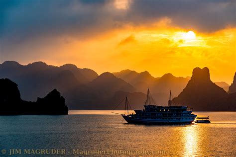 Magruder Photography Sunset On Ha Long Bay