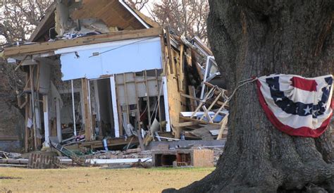 A Destroyed Home In Pascagoula Mississippi
