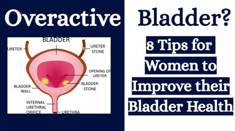 Overactive Bladder 8 Tips For Women To Improve Their Bladder Health