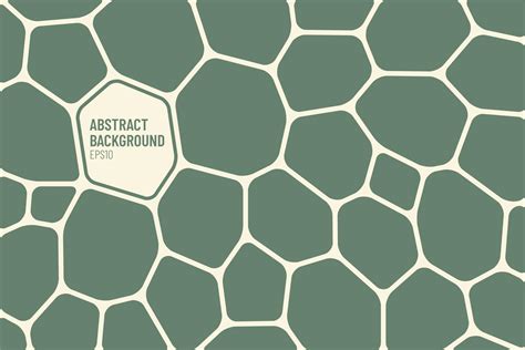 Abstract Green And Light Yellow Geometric Voronoi Background Modern